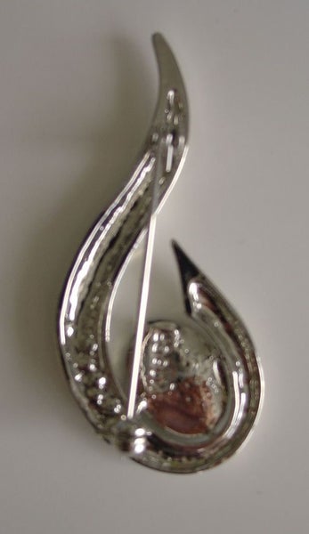 White Gold and Paua He Matua Brooch Carousel 2