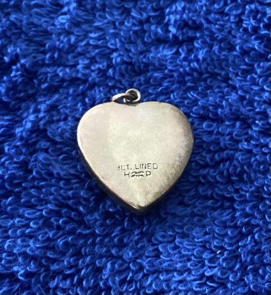 HEART PENDANT WITH A CAMEO & A PHOTO (or Hair) CAVITY Carousel 2