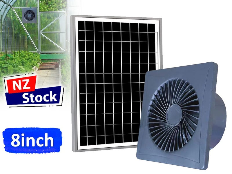 New Solar Exhaust Fan 8 Inch on Afterpay Carousel 1