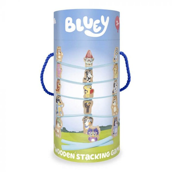 Bluey Wooden Stacking Game Carousel 1