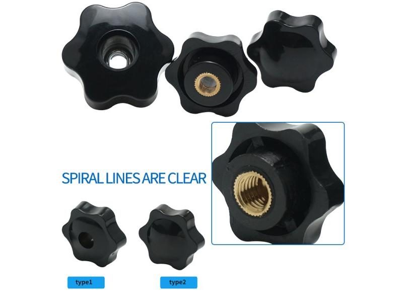 M4-M12 Plum PP Hand Tighten Nuts Thumb Nuts Carousel 1