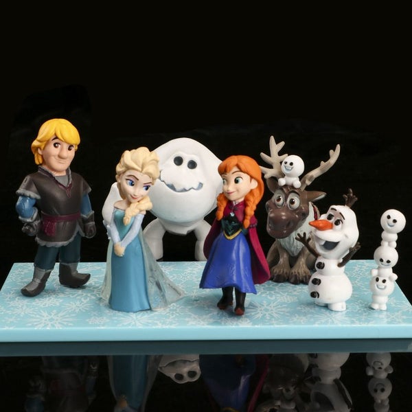Frozen full set figurines toy set 7pcs with stand Carousel 1