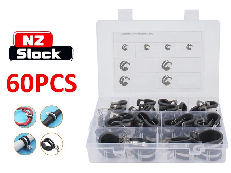 PTN New Stainless Steel Hose Clamps 60Pcs Sale Sale Sale Carousel 1