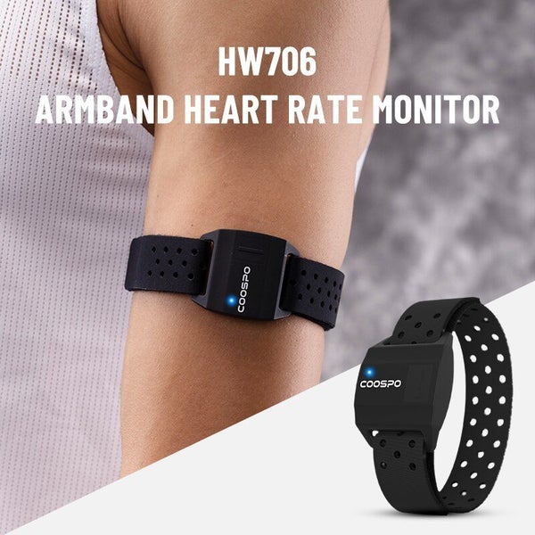 COOSPO Heart Rate Monitor For Garmin Wahoo Bike Computer Optical
