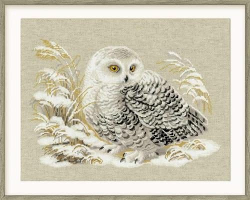 Riolis White Owl - Cross Stitch Kit Carousel 3