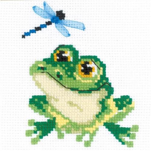 Riolis Little Frog - Cross Stitch Kit Carousel 1