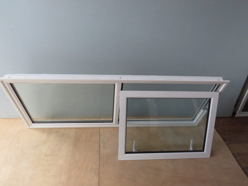 NEW WHITE ALUMINIUM DOUBLE GLAZED WINDOW:0600HX1200W Carousel 2