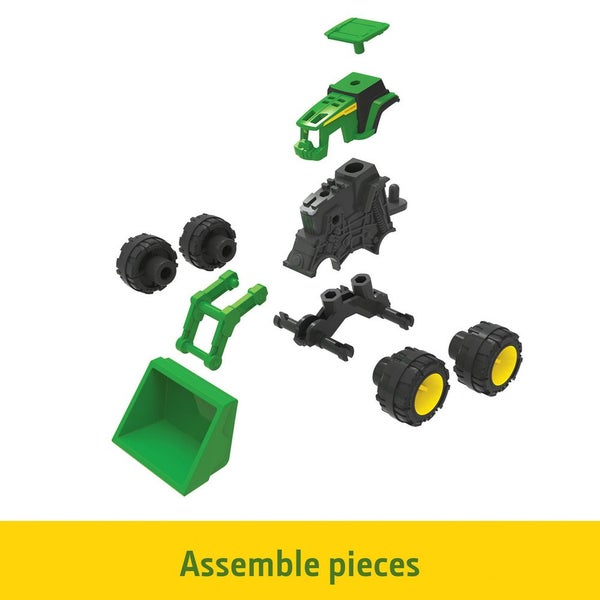 John Deere Monster Treads Eco-Snaps Buildable Barn Kids Vehicle Farm Play Set 6+ Carousel 2