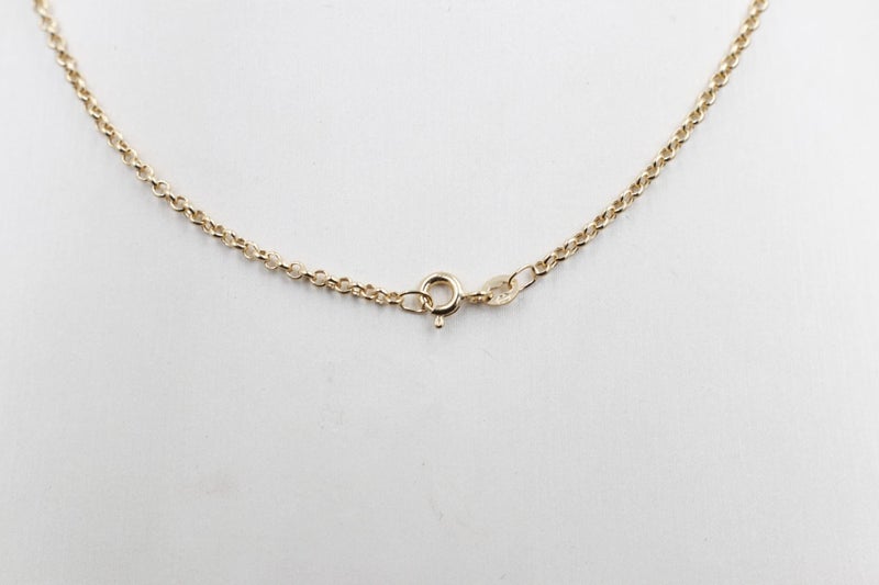9ct Gold Hollow Round Belcher Chain 45cm Carousel 6