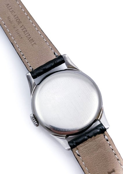 Omega 1943 Vintage Manual Stainless Steel Mens Wristwatch Ref 2224 Cal 26.5.T3 Carousel 7