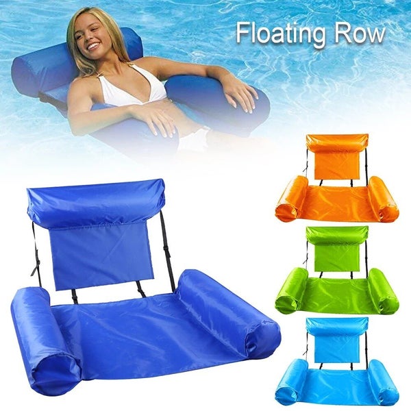Inflatable Floating Pool Lounger - Green Carousel 2