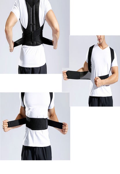 Adjustable Back Posture Corrector Therapy Shoulder Lumbar Brace X-LARGE62863869485571114