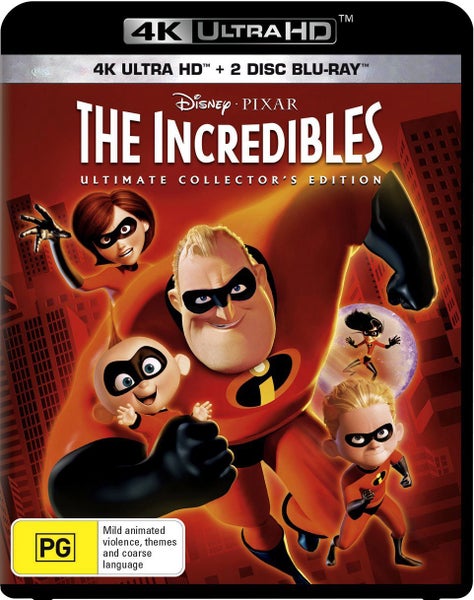 THE INCREDIBLES [DISNEY] (4K ULTRA HD + 2 DISC BLU-RAY) Carousel 1