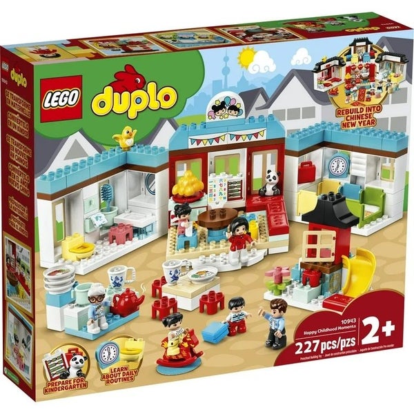 LEGO DUPLO Town Happy Childhood Moments (10943) Family House Playset Carousel 2