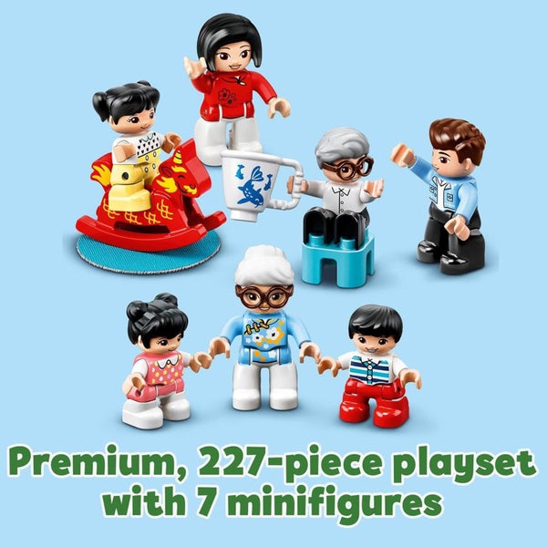 LEGO DUPLO Town Happy Childhood Moments (10943) Family House Playset Carousel 20