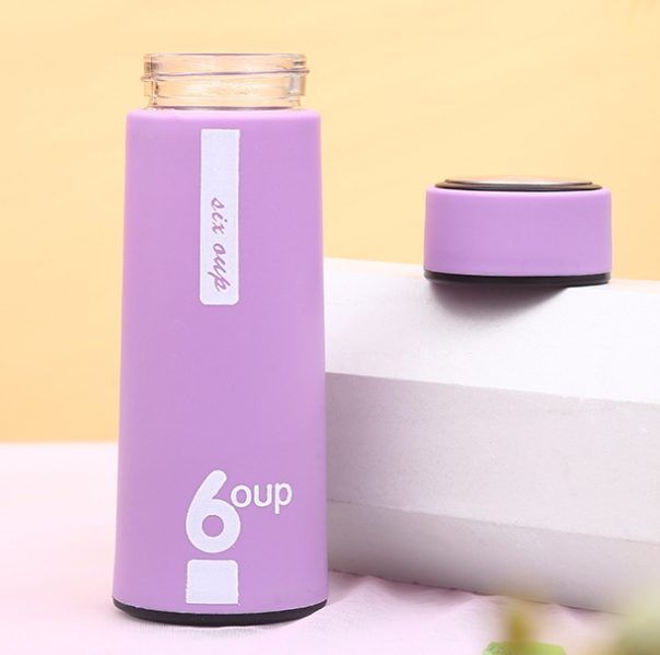 Glass Water Bottle 450 ML Carousel 2