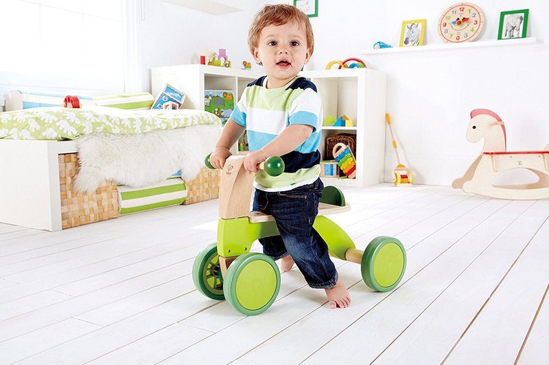 Hape: Scoot-Around Wooden Ride On Carousel 5