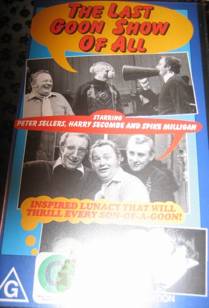 VIDEO VHS - THE LAST GOON SHOW OF ALL Carousel 1