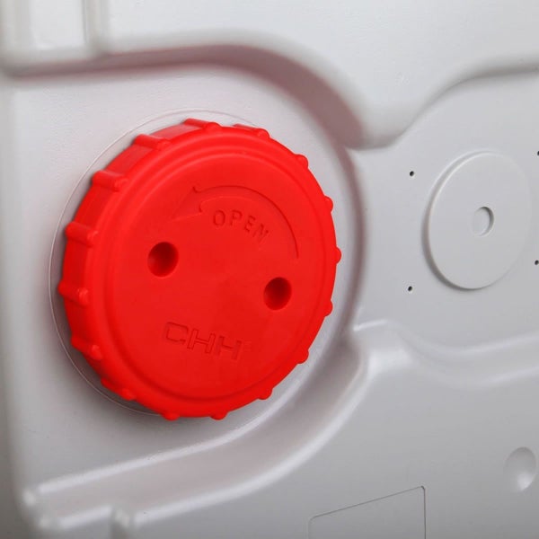 40L Portable Wheel Water Tank - Grey Carousel 8