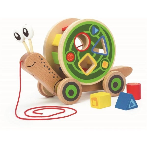 Hape: Walk Along Snail Carousel 1
