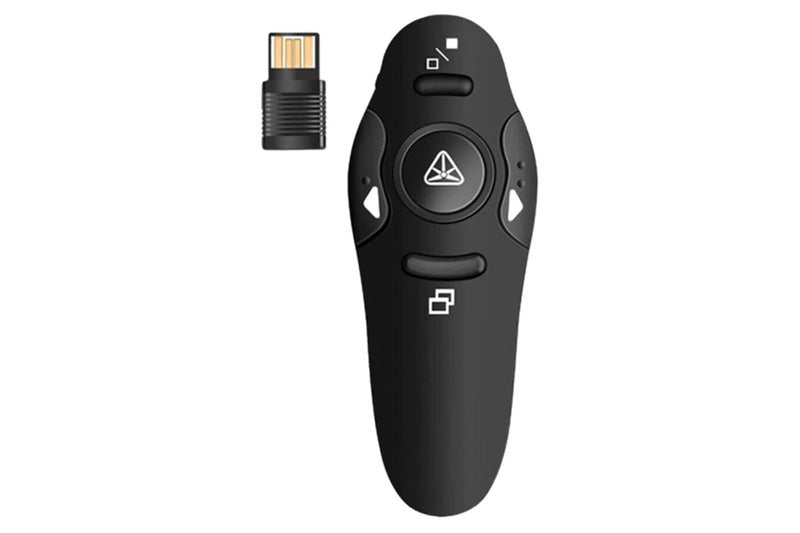 Wireless Presenter PowerPoint Mouse Clicker Laser Pointer Presentation Remote Carousel 10