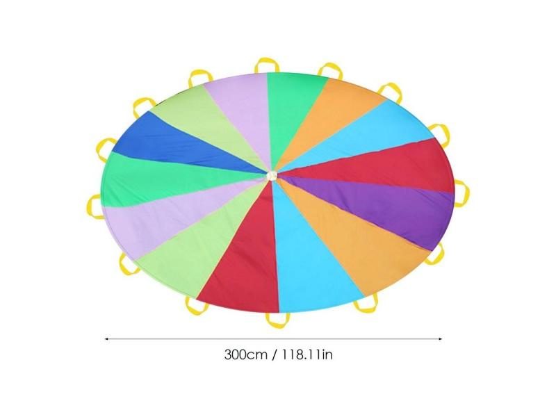 Rainbow Parachute For Kids Parachute Game Party Game Parachute With Handles For Carousel 1