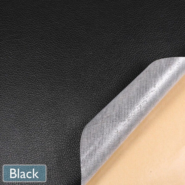5Pcs Self Adhesive Leather Repair Patch for Car Seat Sofa Bag Furniture-Black Carousel 2