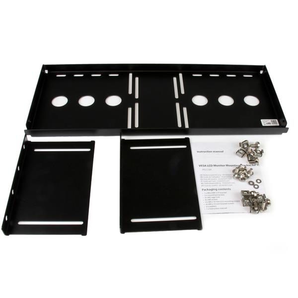 Universal VESA LCD Monitor Mounting Bracket for 19in Rack or Cabinet Carousel 2