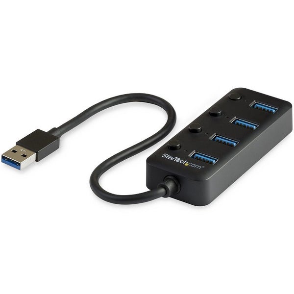 StarTech.com HB30A4AIB USB-A to 4x USB-A with On/Off Switches Carousel 1