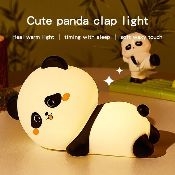 Panda Silicone Lamp, Color Can Charge. Carousel 1