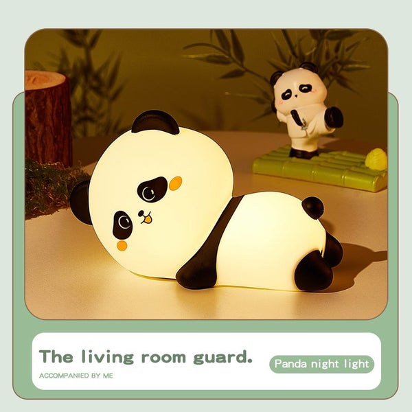 Panda Silicone Lamp, Color Can Charge. Carousel 10