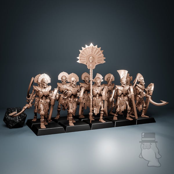 Tomb King Proxies - Crab Miniatures - Pharoahs Legacy Undead Army Carousel 2