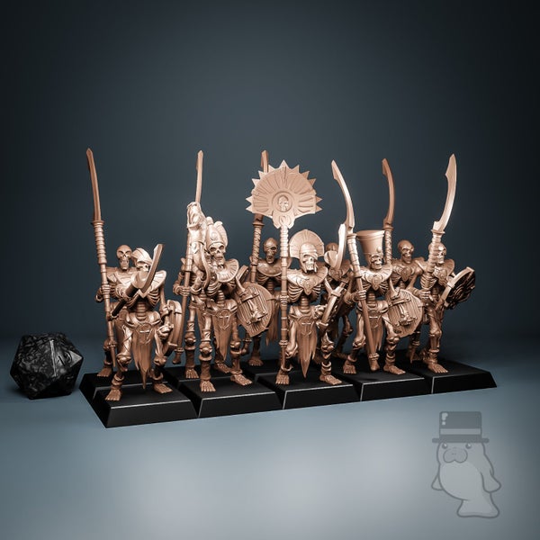 Tomb King Proxies - Crab Miniatures - Pharoahs Legacy Undead Army Carousel 14