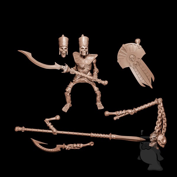 Necrolith Proxy - Crab Miniatures - Pharoahs Legacy Undead Army Carousel 14