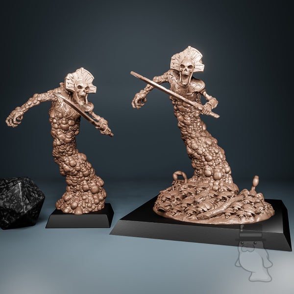 Tomb King Character Proxies - Crab Miniatures - Pharoahs Legacy Undead Army Carousel 1