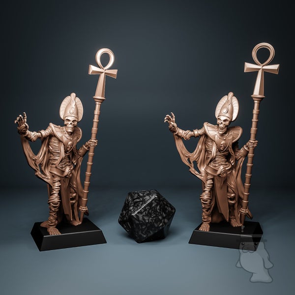 Tomb King Character Proxies - Crab Miniatures - Pharoahs Legacy Undead Army Carousel 2