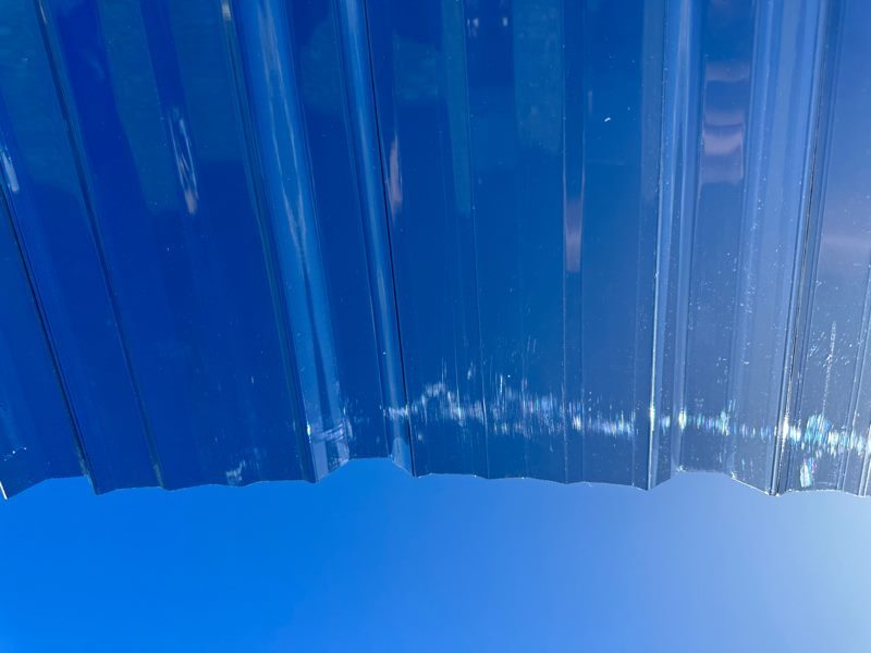 1.8M Length - Colour Grey - Trimdek Profile, Polycarbonate Roofing Sheets Carousel 1