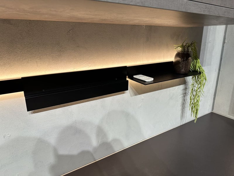 Nobilia Display Kitchen - Inox & Black Concrete - Made In Germany Carousel 2