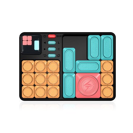 Super Slide Puzzle Games, 500+ Challenges Brain Teaser Puzzle, Black Carousel 7