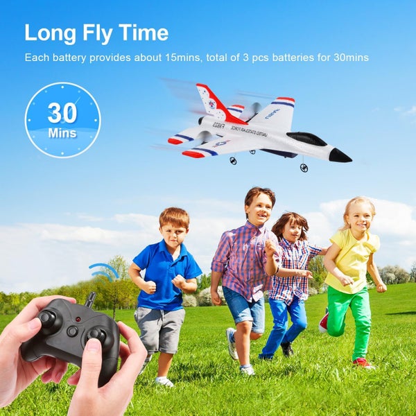 Remote Control Airplanes, 2.4 Ghz RC Glider with Smart Gyroscope System Carousel 2