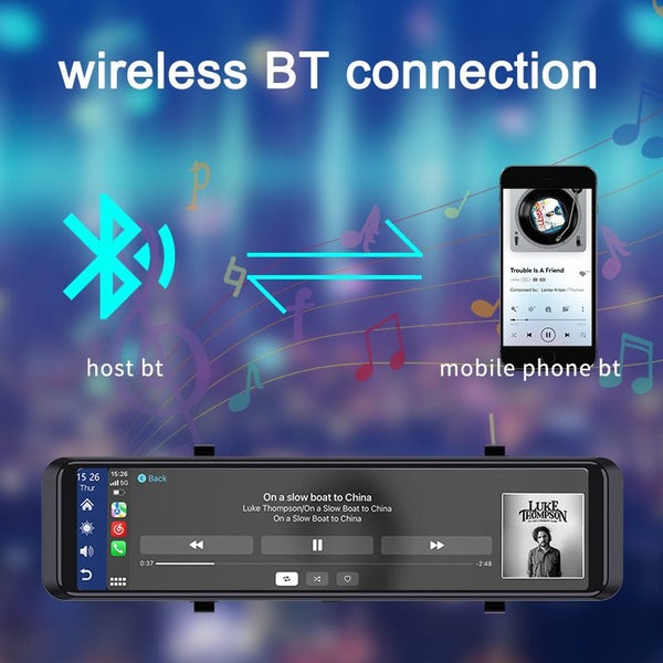 Wireless Carplay Android Auto Car Driving Recorder Carousel 2