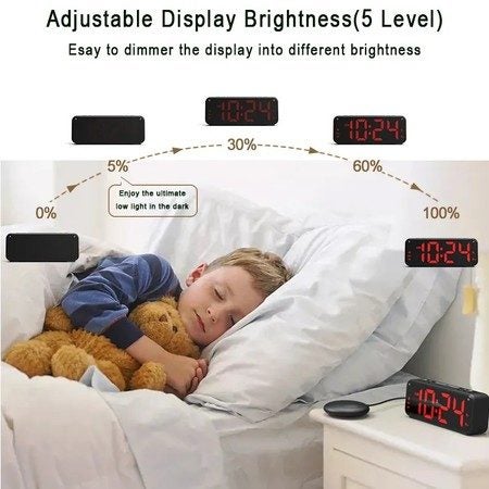 Super Loud Bed Alarm Clocks with Bed Shaker Carousel 6