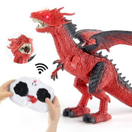 Remote Control Toy, Fire Breathing Dragon for Kids 3+ Years Old Carousel 1