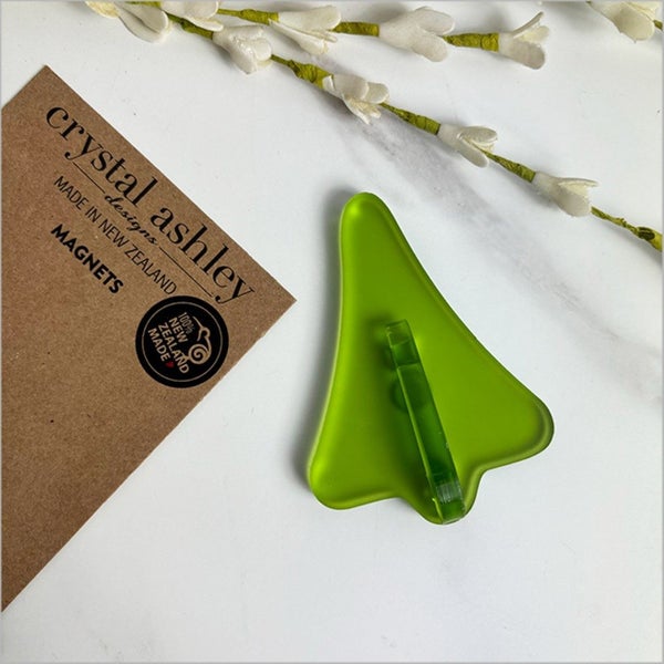 Magnet - Jet Plane (Lime Green Satin Acrylic) Carousel 1