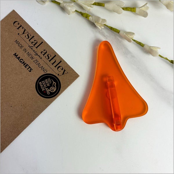 Magnet - Jet Plane (Orange Satin Acrylic) Carousel 1