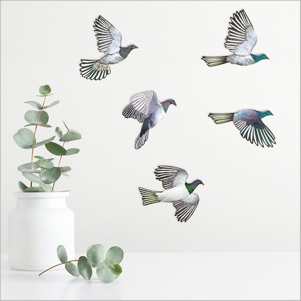 Wall Art - Pop Out Kereru Set Carousel 2