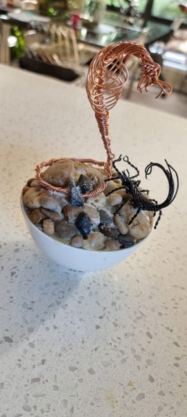 Scorpion and cobra snake handmade wire gift Carousel 6