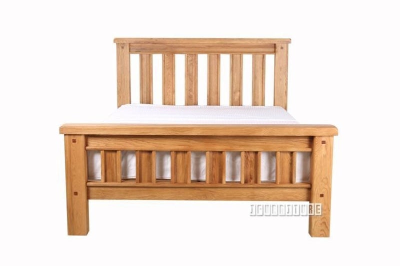 WESTMINSTER Bed Frame (Solid Oak) - Queen Carousel 2