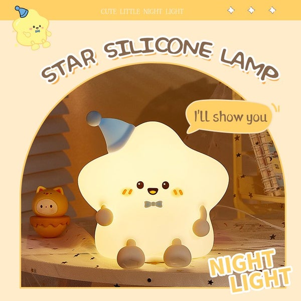 Star Silicone Lamp, Color Can Charge. Carousel 1