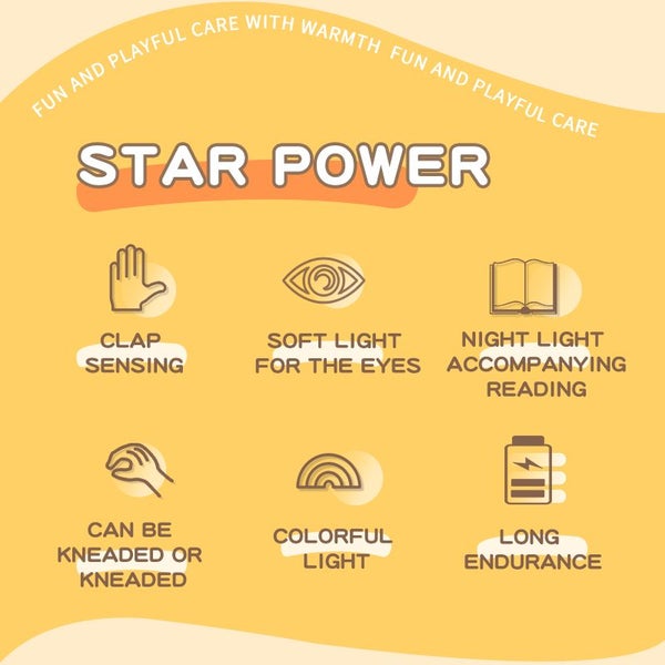 Star Silicone Lamp, Color Can Charge. Carousel 2